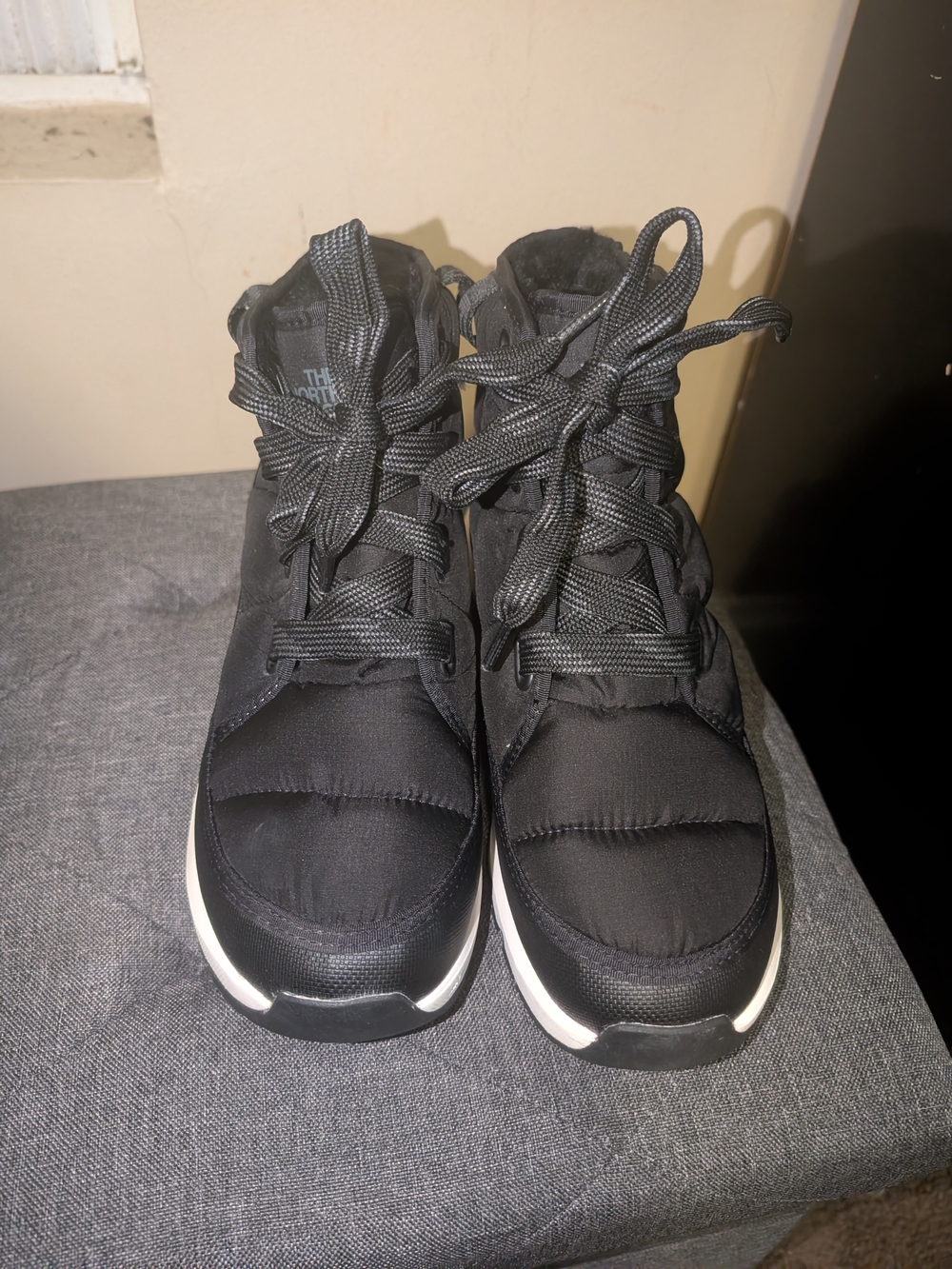 The North Face Women's US 9 UK 7 ThermoBall Lace Up Waterproof Winter Boots Blk